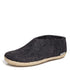 Glerups Shoe Leather Sole in Charcoal - Getoutside Shoes