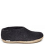 Glerups Shoe Leather Sole in Charcoal - Getoutside Shoes