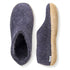 Glerups Shoe Leather Sole in Charcoal - Getoutside Shoes