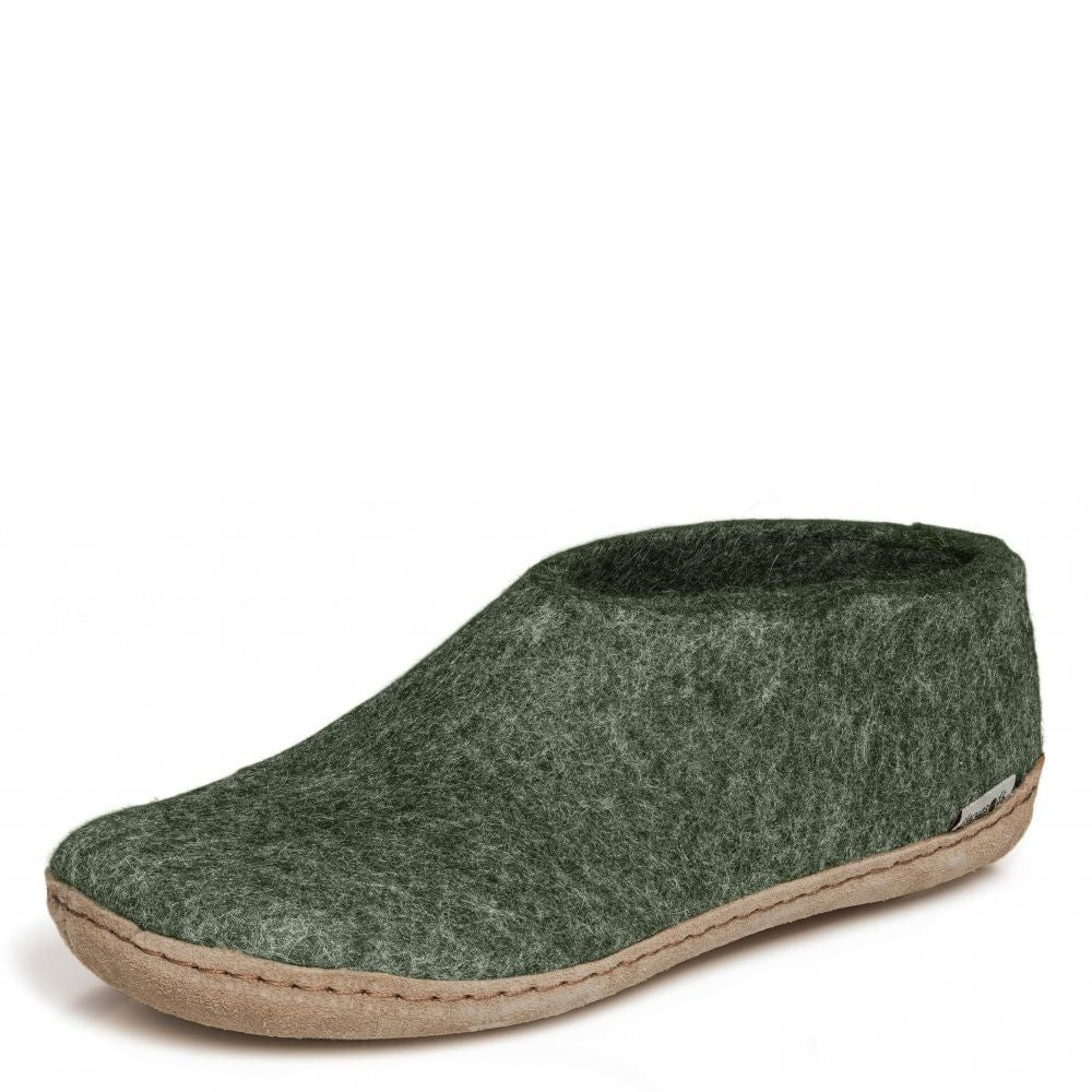 Glerups Shoe Leather Sole in Forest - Getoutside Shoes