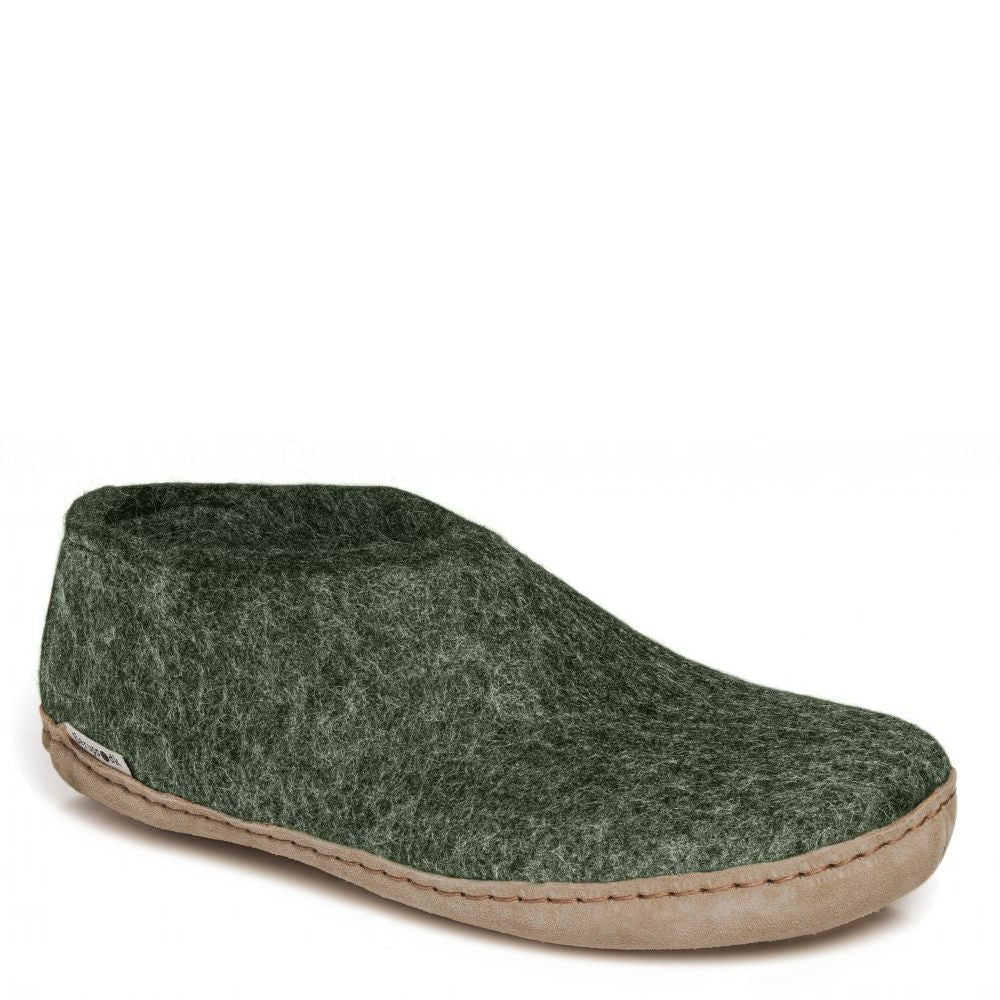 Glerups Shoe Leather Sole in Forest - Getoutside Shoes