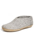 Glerups Shoe Leather Sole in Grey - Getoutside Shoes