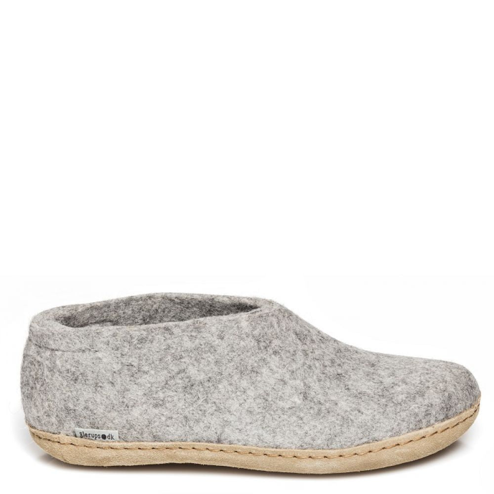 Glerups Shoe Leather Sole in Grey - Getoutside Shoes