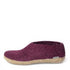 Glerups Women's Shoe Leather Sole in Cranberry - Getoutside Shoes