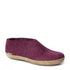 Glerups Women's Shoe Leather Sole in Cranberry - Getoutside Shoes