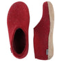 Glerups Women’s Shoe Leather Sole in Red - Getoutside Shoes