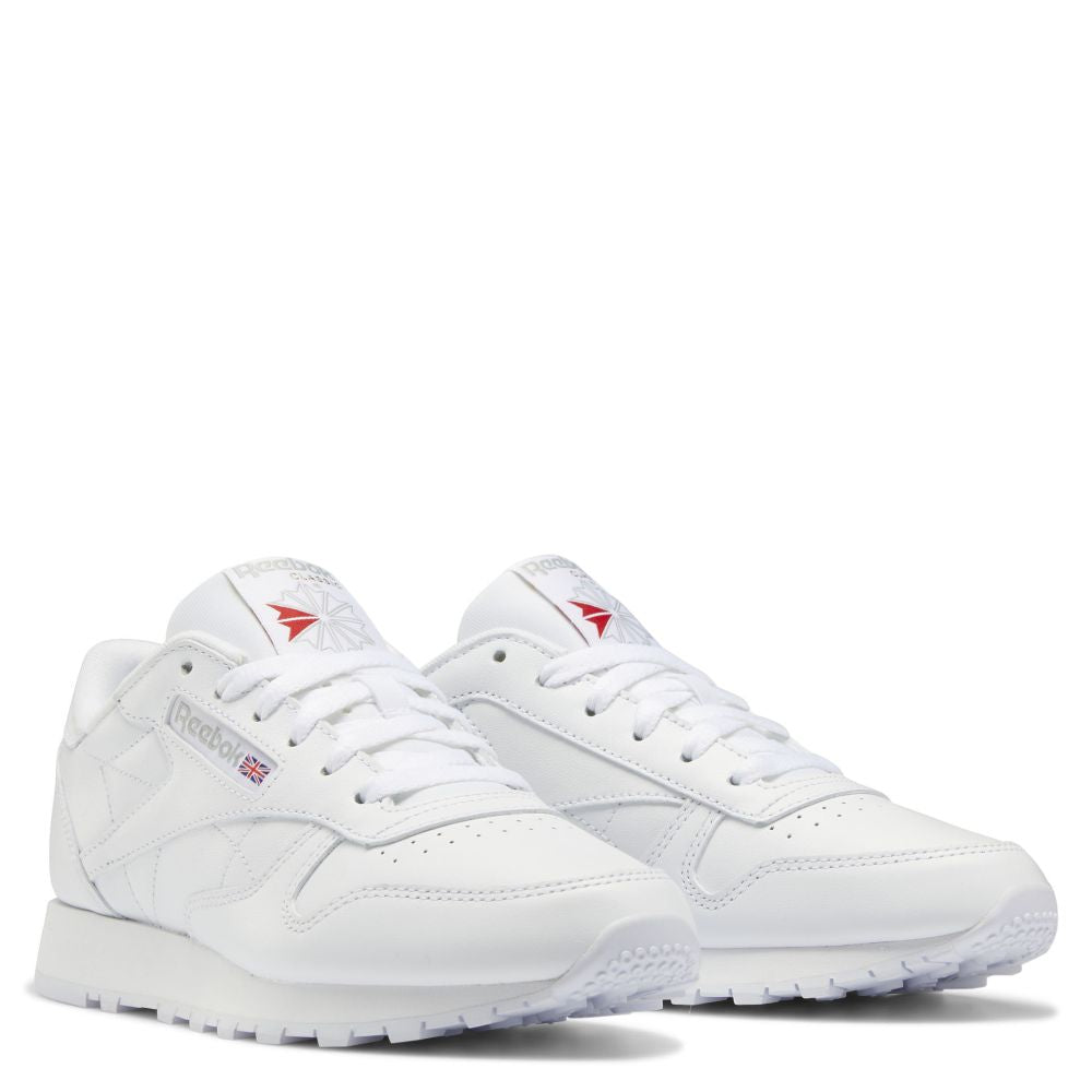 Reebok Women&#39;s Classic Leather in Cloud White/Cloud White/Pure Grey 3