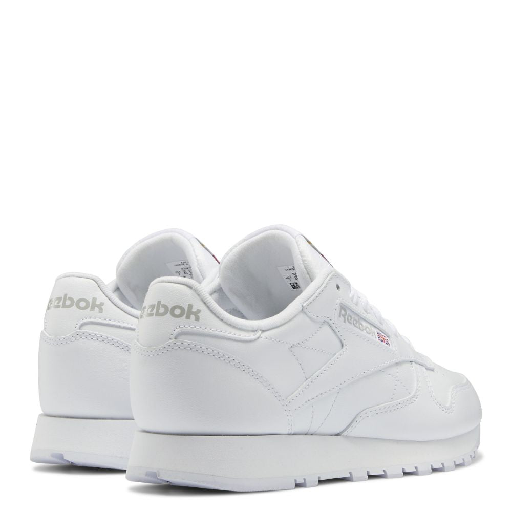 Reebok Women&#39;s Classic Leather in Cloud White/Cloud White/Pure Grey 3