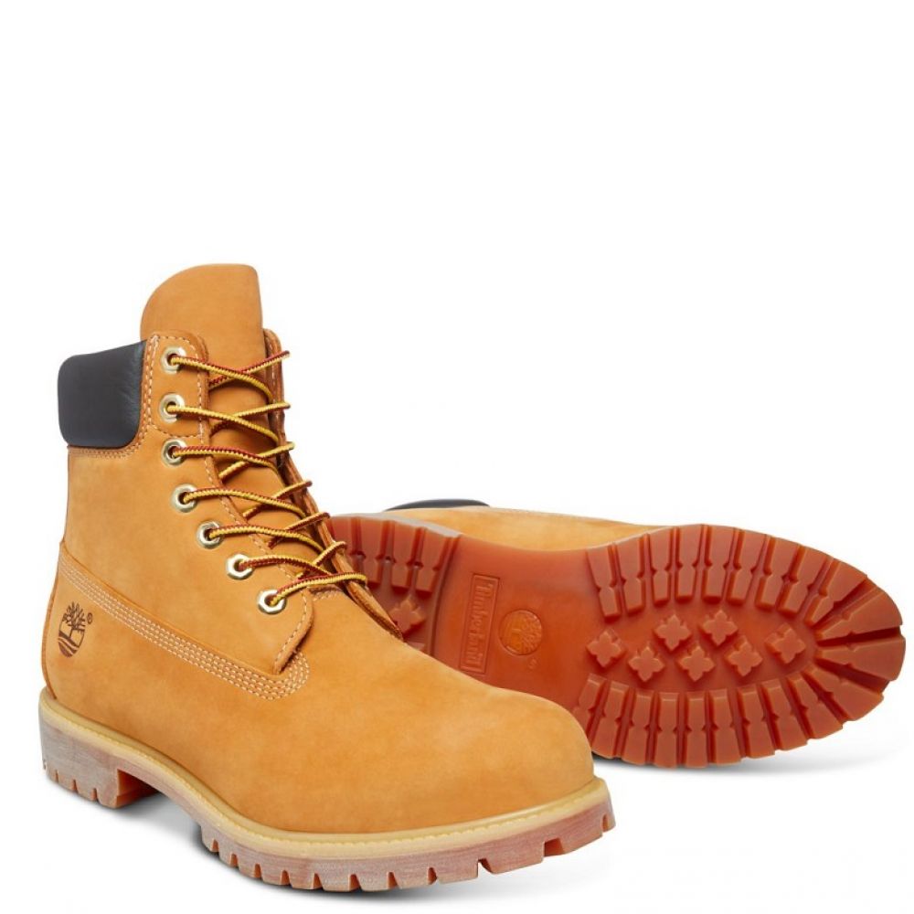 Timberland Men&#39;s Icon 6 Inch Premium Boot in Wheat Nubuck