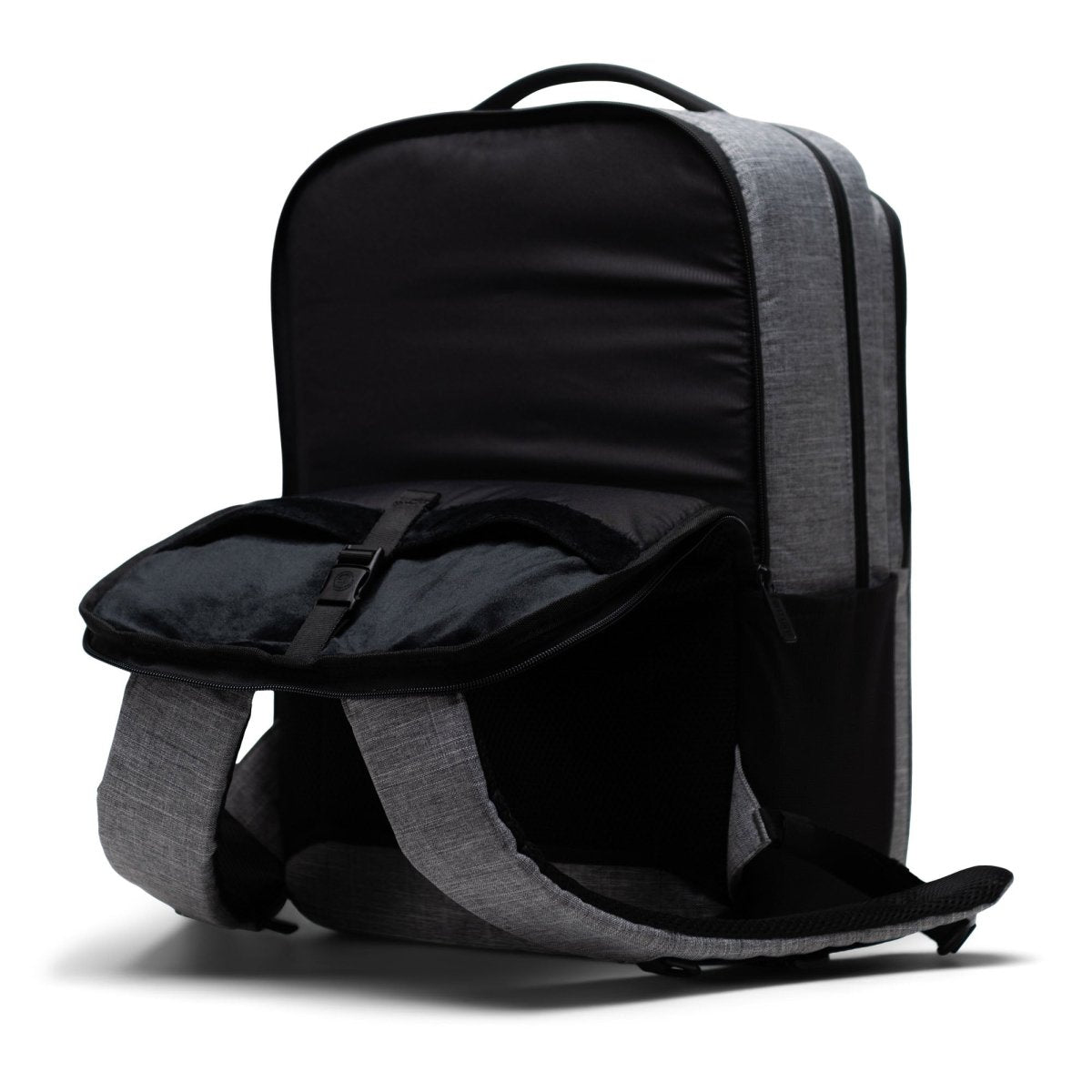 Herschel Kaslo Backpack Tech in Raven Crosshatch - Getoutside Shoes