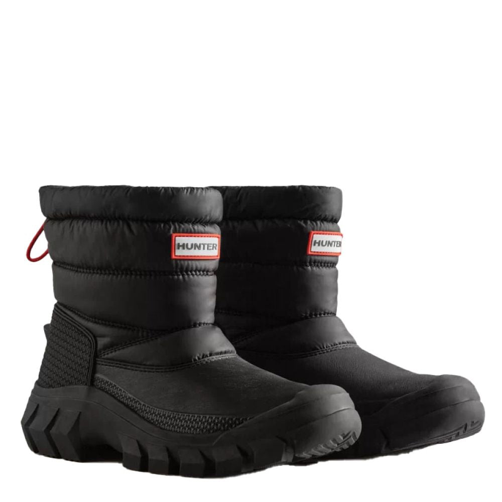 Hunter Women's Intrepid Insulated Short Snow Boots in Black