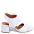 Miz Mooz Women's Bonnette Heeled Sandal in White - Getoutside Shoes