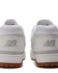 New Balance 550 in White with Gum