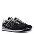 New Balance 574v3 in Black with White | Getoutside Shoes