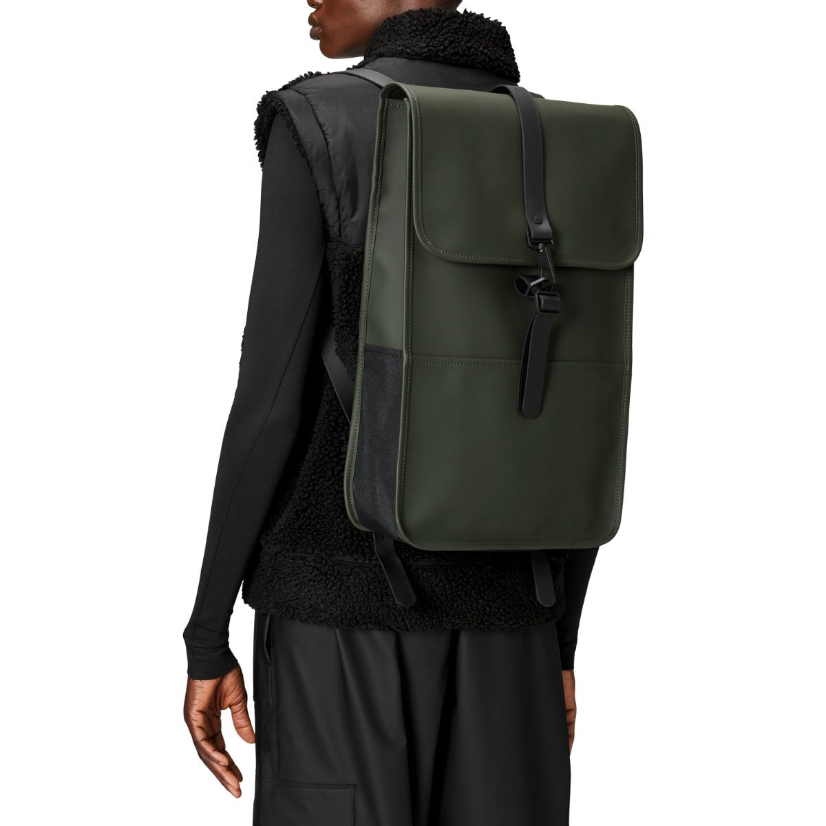 Rains Backpack in Green - Getoutside Shoes