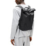 Rains Rolltop Rucksack in Black - Getoutside Shoes