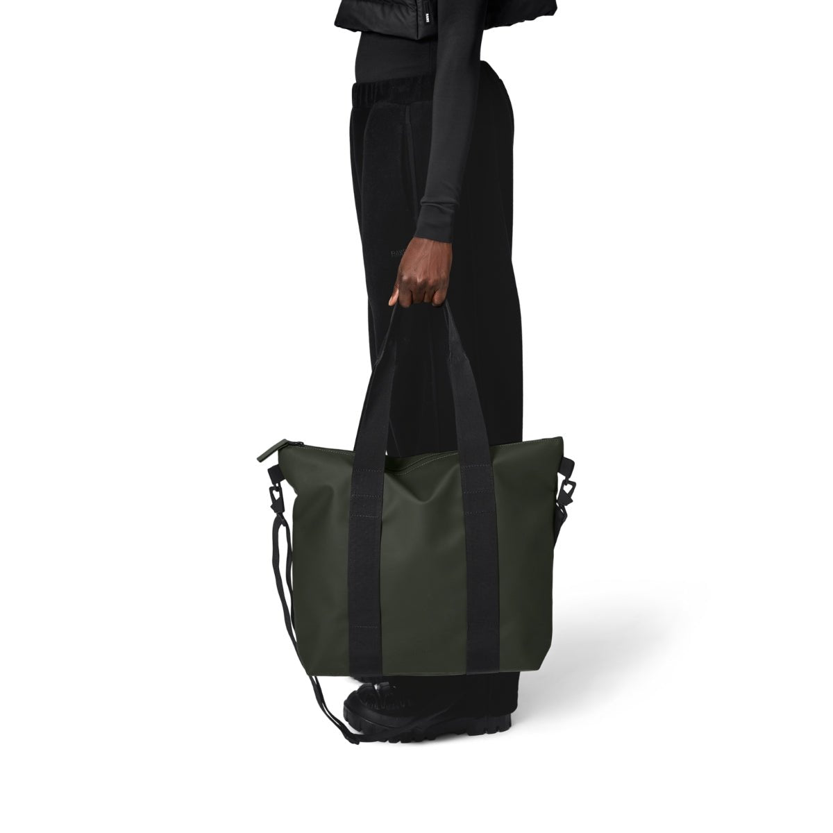 Rains Tote Bag Mini in Green - Getoutside Shoes