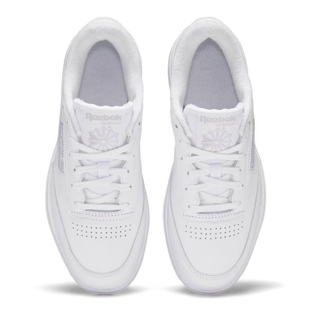 Reebok Women's Classic Leather in Cloud White/Cloud White/Pure