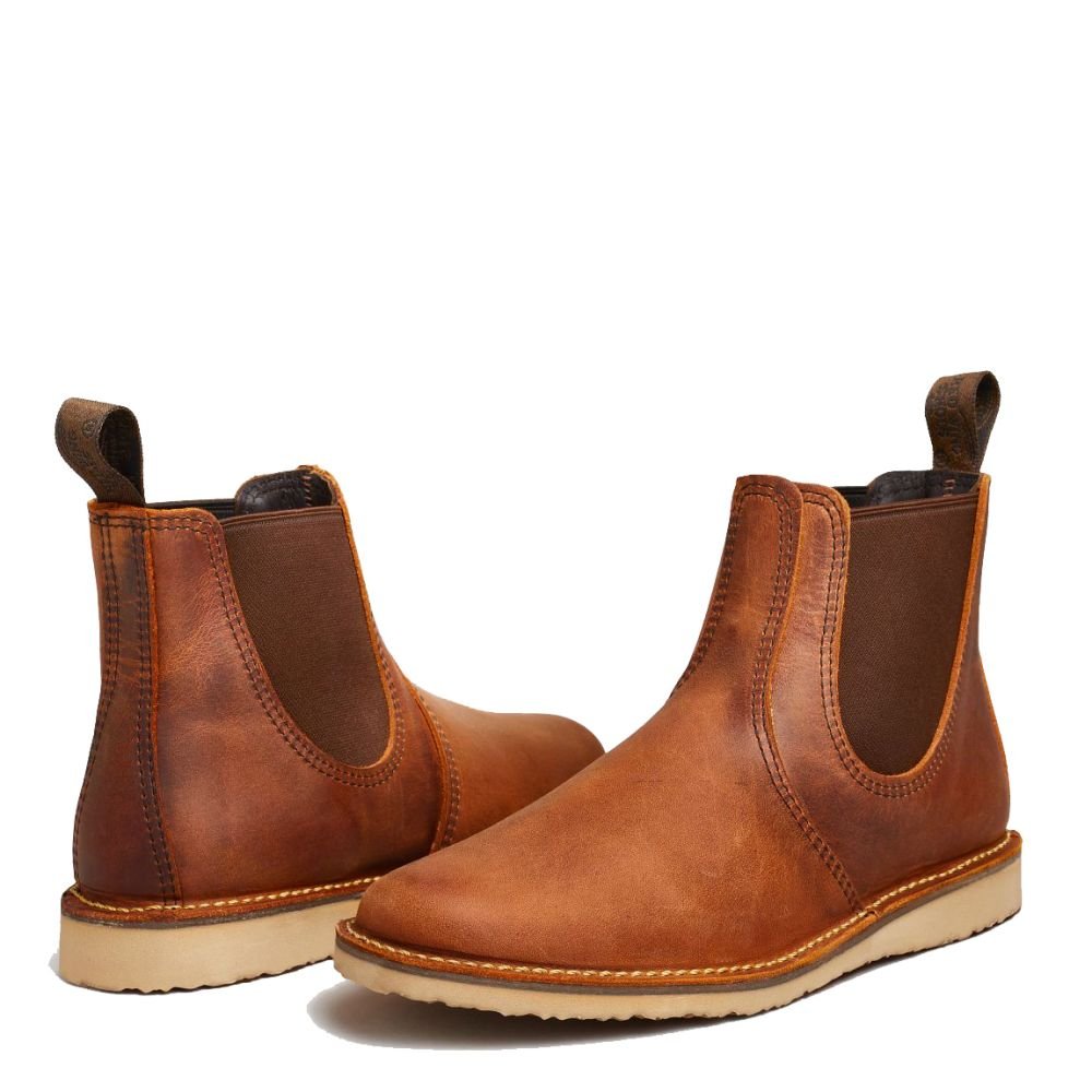 Red Wing Men's Weekender Chelsea 3311 in Copper (D Width) - Getoutside Shoes
