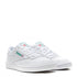 Reebok Men's Club C 85 in White/Green - Getoutside Shoes