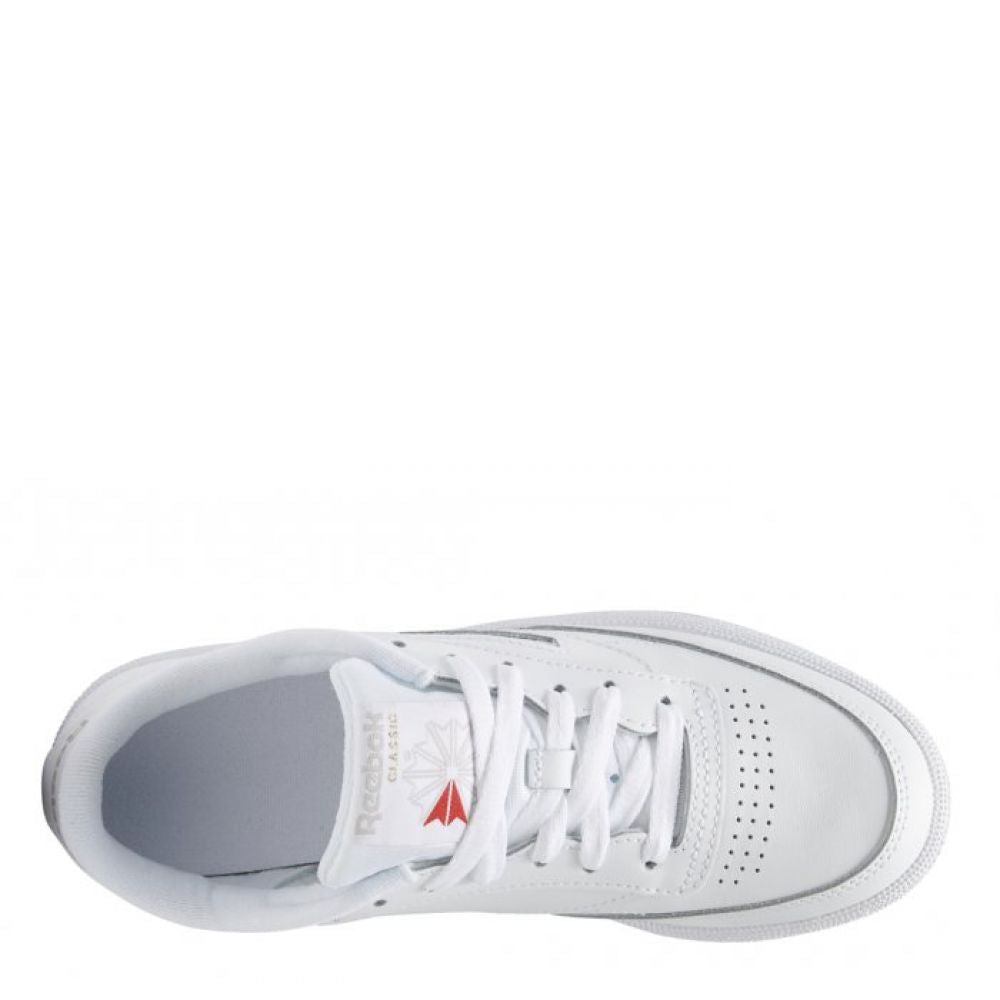 Reebok Women's Club C 85 in White/Sheer Grey - Getoutside Shoes