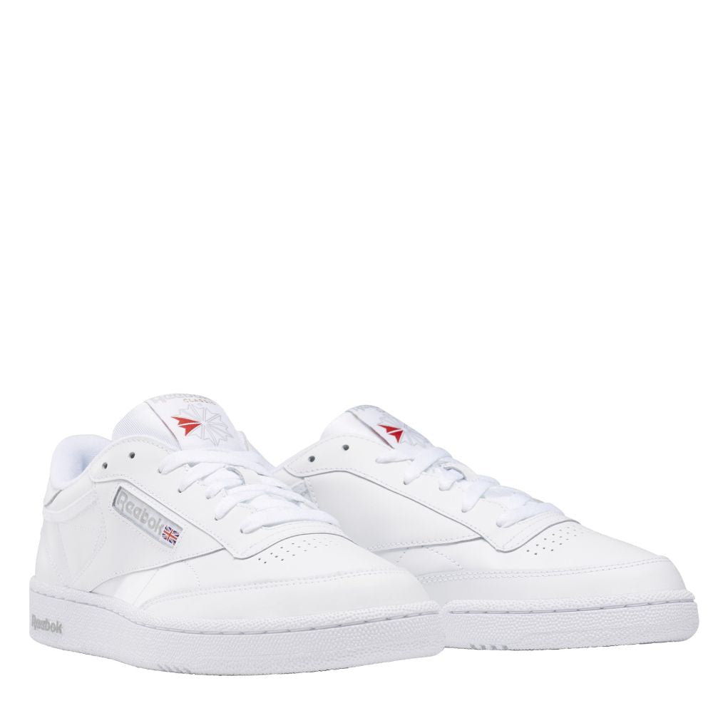 Reebok Women's Club C 85 in White/Sheer Grey - Getoutside Shoes