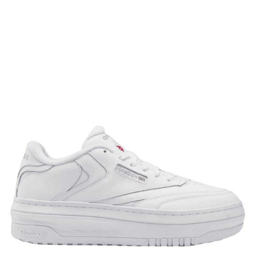 Reebok Women's Club C Extra in Cloud White/Cloud White/Pure Grey 3 - Getoutside Shoes