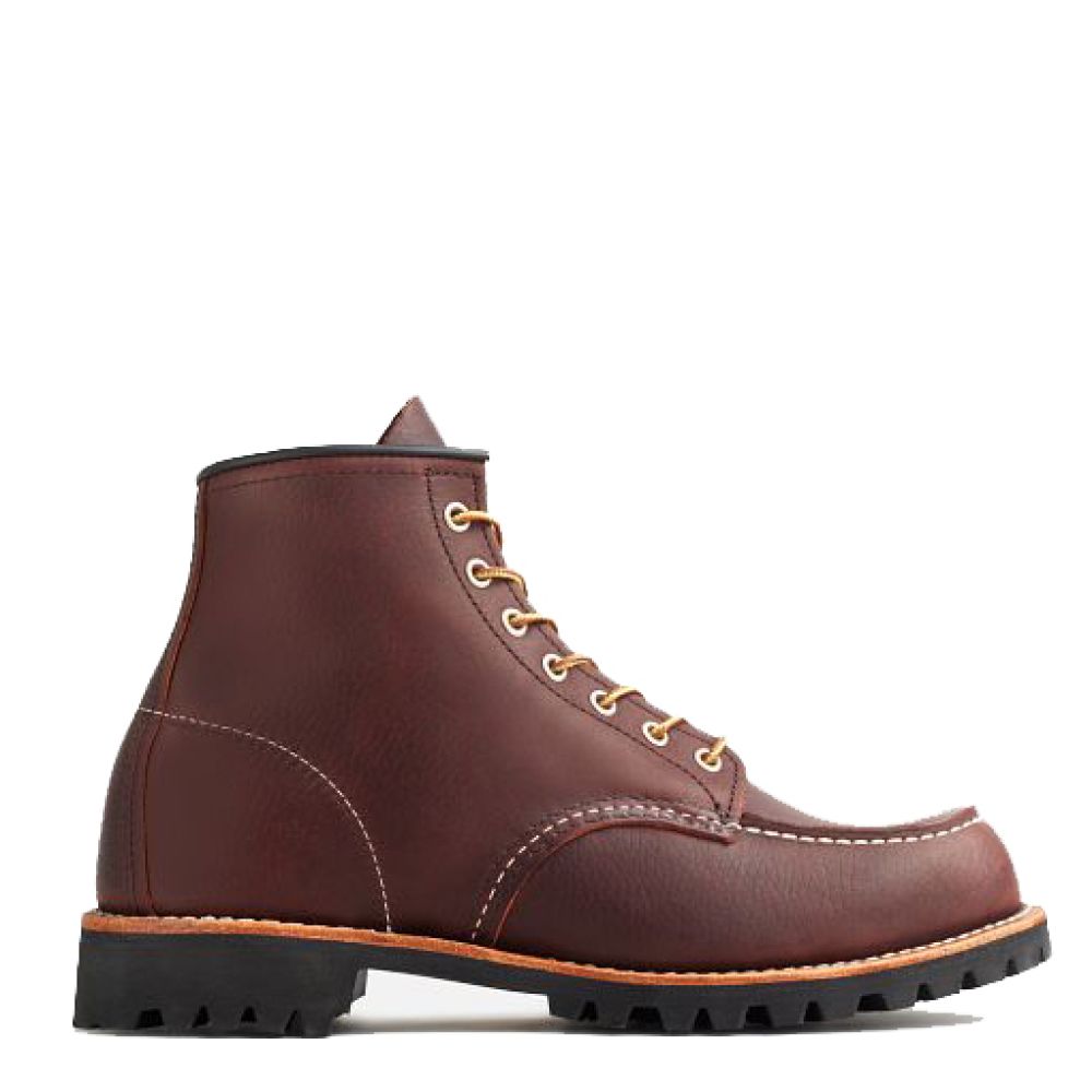 Red Wing Men&#39;s Roughneck 8146 in Briar Oil Slick Leather