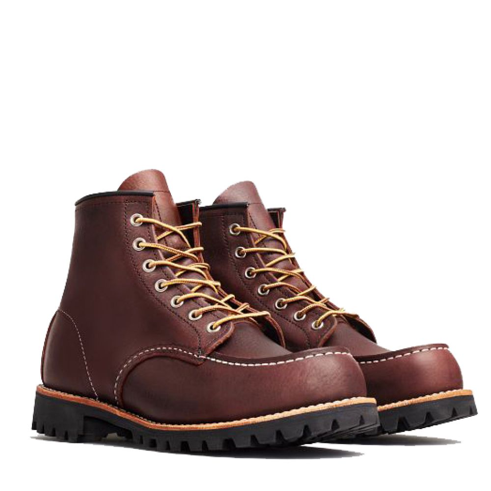 Red Wing Men&#39;s Roughneck 8146 in Briar Oil Slick Leather