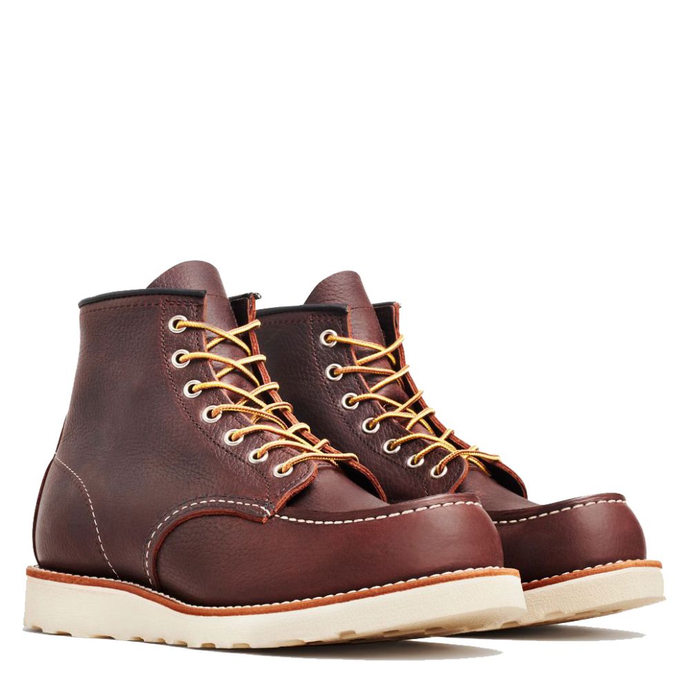 Red Wing Men&#39;s Classic 6 Inch Moc 8138 in Briar Oil Slick (EE Width)