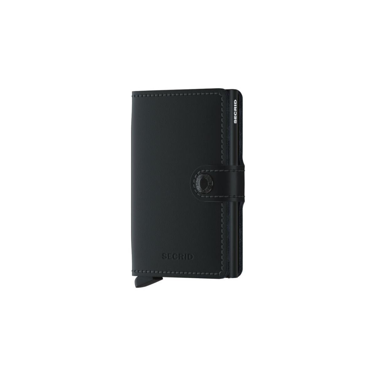 Secrid Mini Wallet Matte in Black - Getoutside Shoes