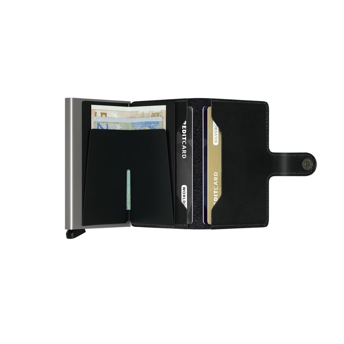 Secrid Mini Wallet Original in Black - Getoutside Shoes