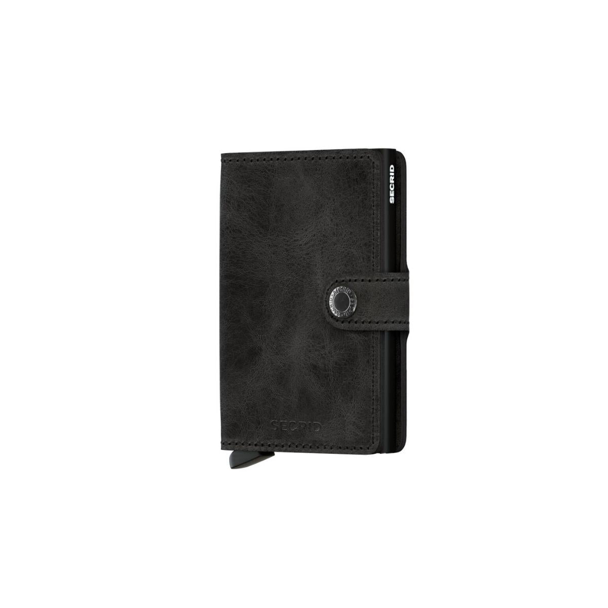 Secrid Mini Wallet Vintage in Black - Getoutside Shoes