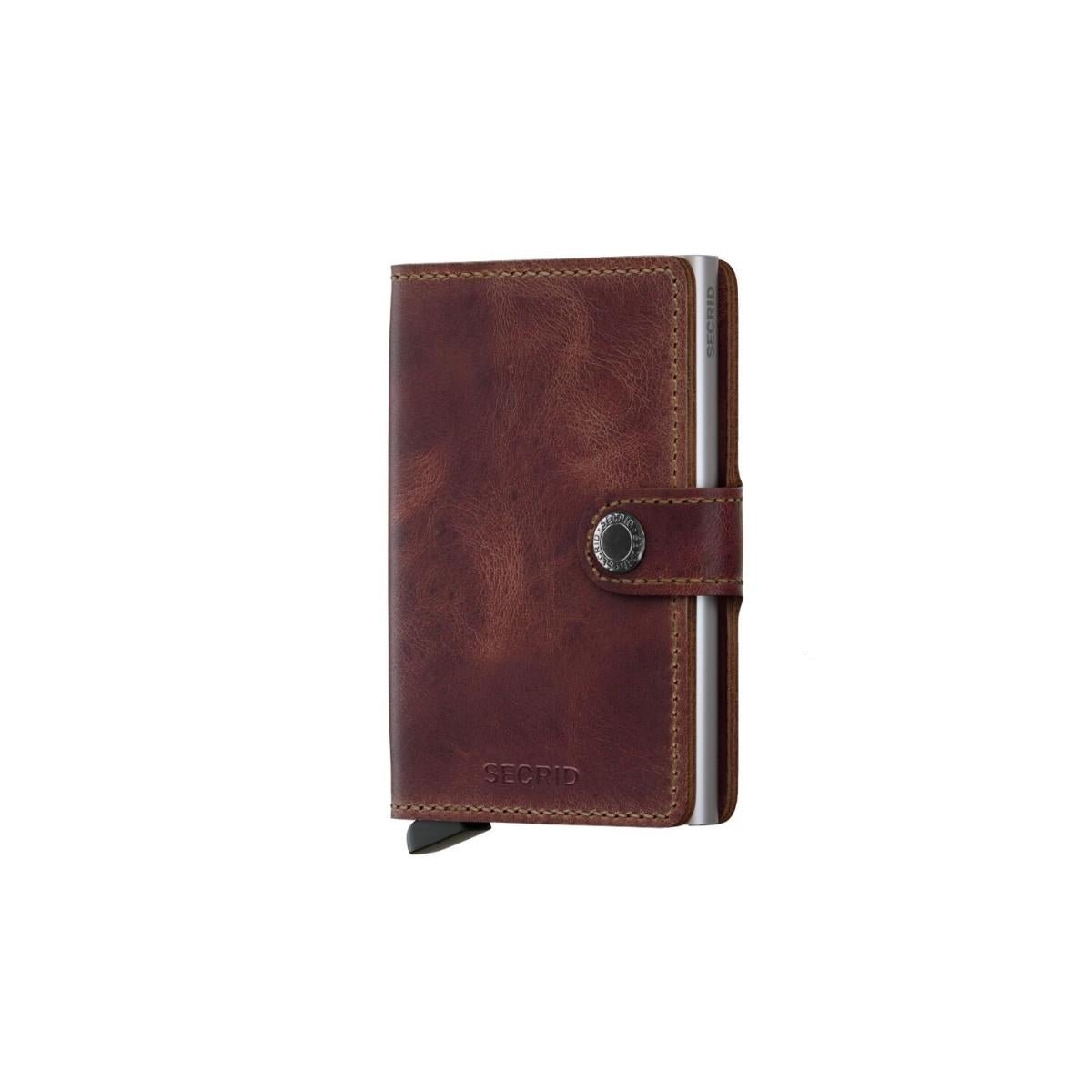 Secrid Mini Wallet Vintage in Brown - Getoutside Shoes