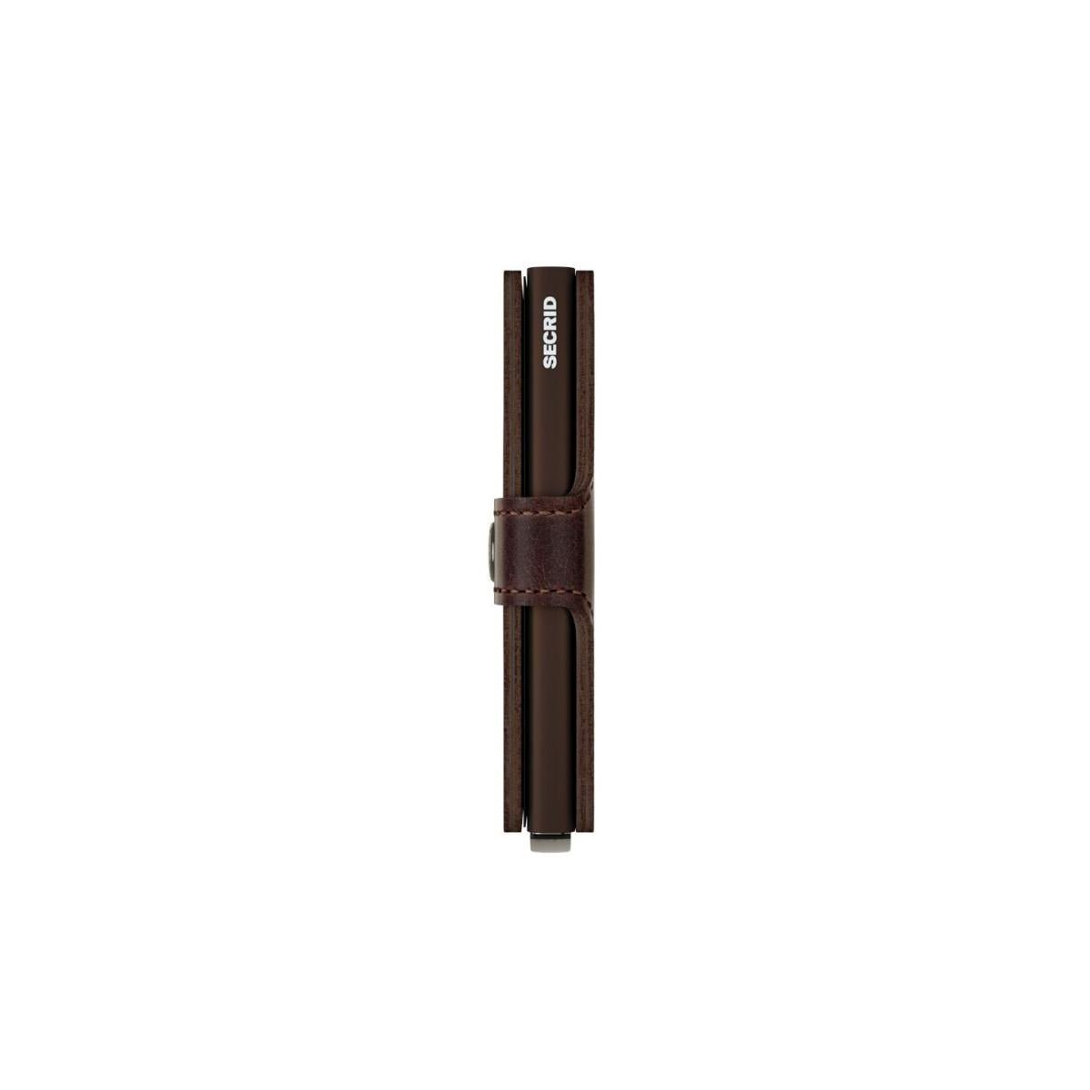 Secrid Mini Wallet Vintage in Chocolate - Getoutside Shoes