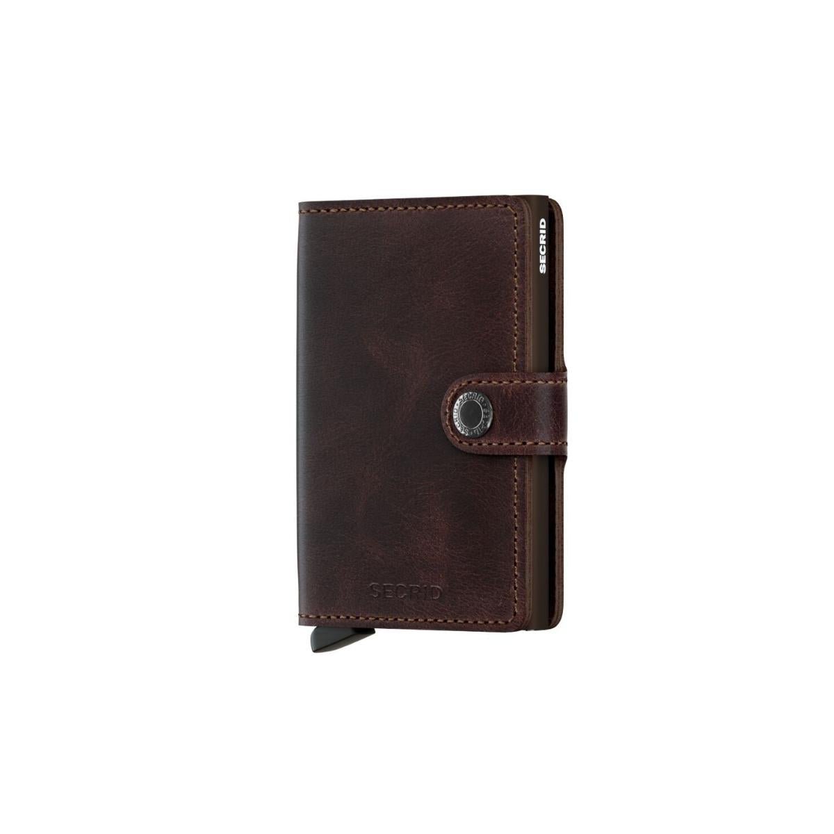 Secrid Mini Wallet Vintage in Chocolate - Getoutside Shoes