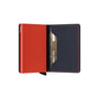 Secrid Slim Wallet Matte in Nightsky/Orange - Getoutside Shoes