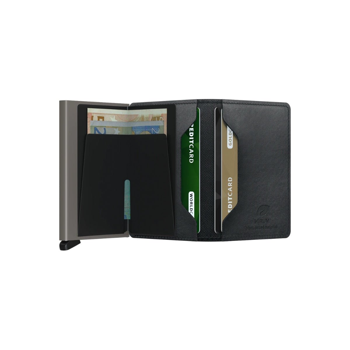 Secrid Slim Wallet Mirum in Black - Getoutside Shoes