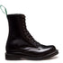 Solovair 11 Eye Derby Boot in Black Hi-Shine - Getoutside Shoes