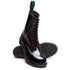 Solovair 11 Eye Derby Boot in Black Hi-Shine - Getoutside Shoes
