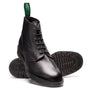 Solovair 6 Eye Astronaut Boot in Black Grain - Getoutside Shoes