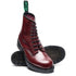Solovair 8 Eye Derby Boot in Oxblood Hi-Shine - Getoutside Shoes