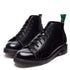 Solovair Monkey Boot in Black Hi-Shine - Getoutside Shoes