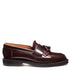 Solovair Tassel Loafer in Burgundy Rub-Off - Getoutside Shoes