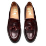 Solovair Tassel Loafer in Burgundy Rub-Off - Getoutside Shoes