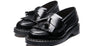 Solovair Tassel Loafer Vegan in Black Hi-Shine - Getoutside Shoes