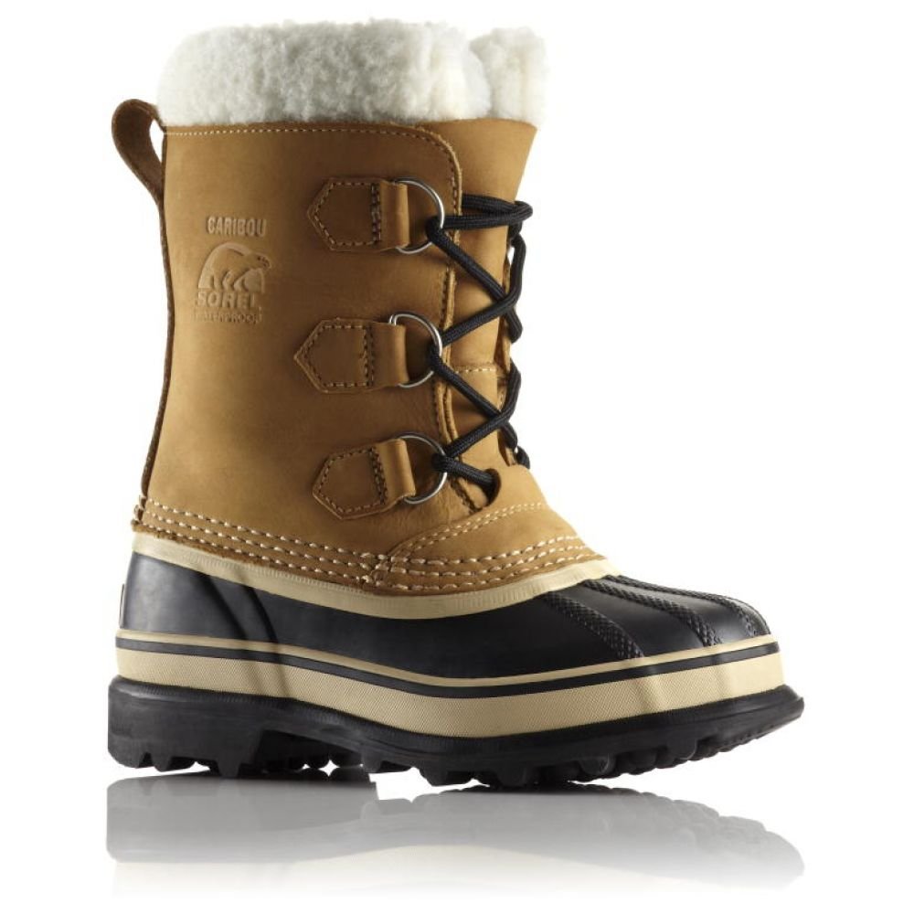 Sorel Youth Caribou in Buff - Getoutside Shoes