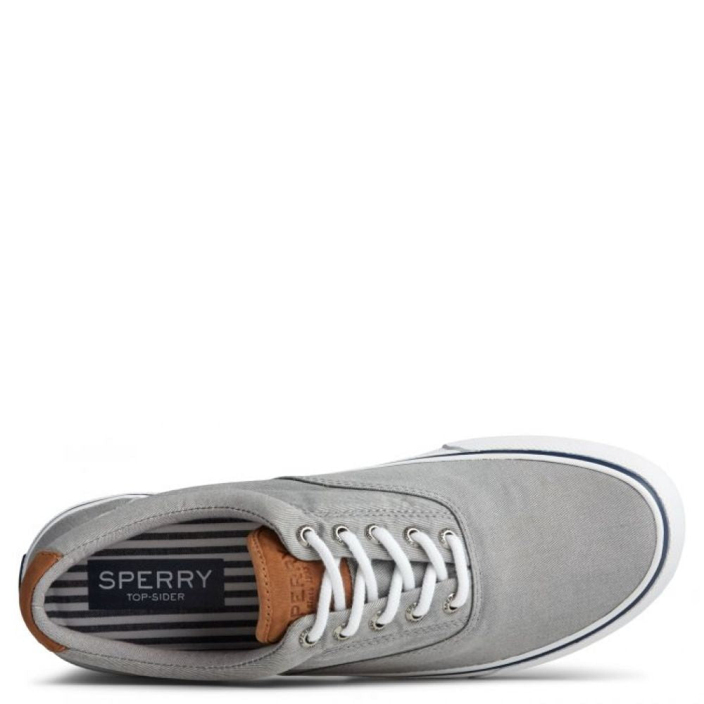 Sperry Men's Striper II CVO Sneaker in Salt Washed Grey - Getoutside Shoes
