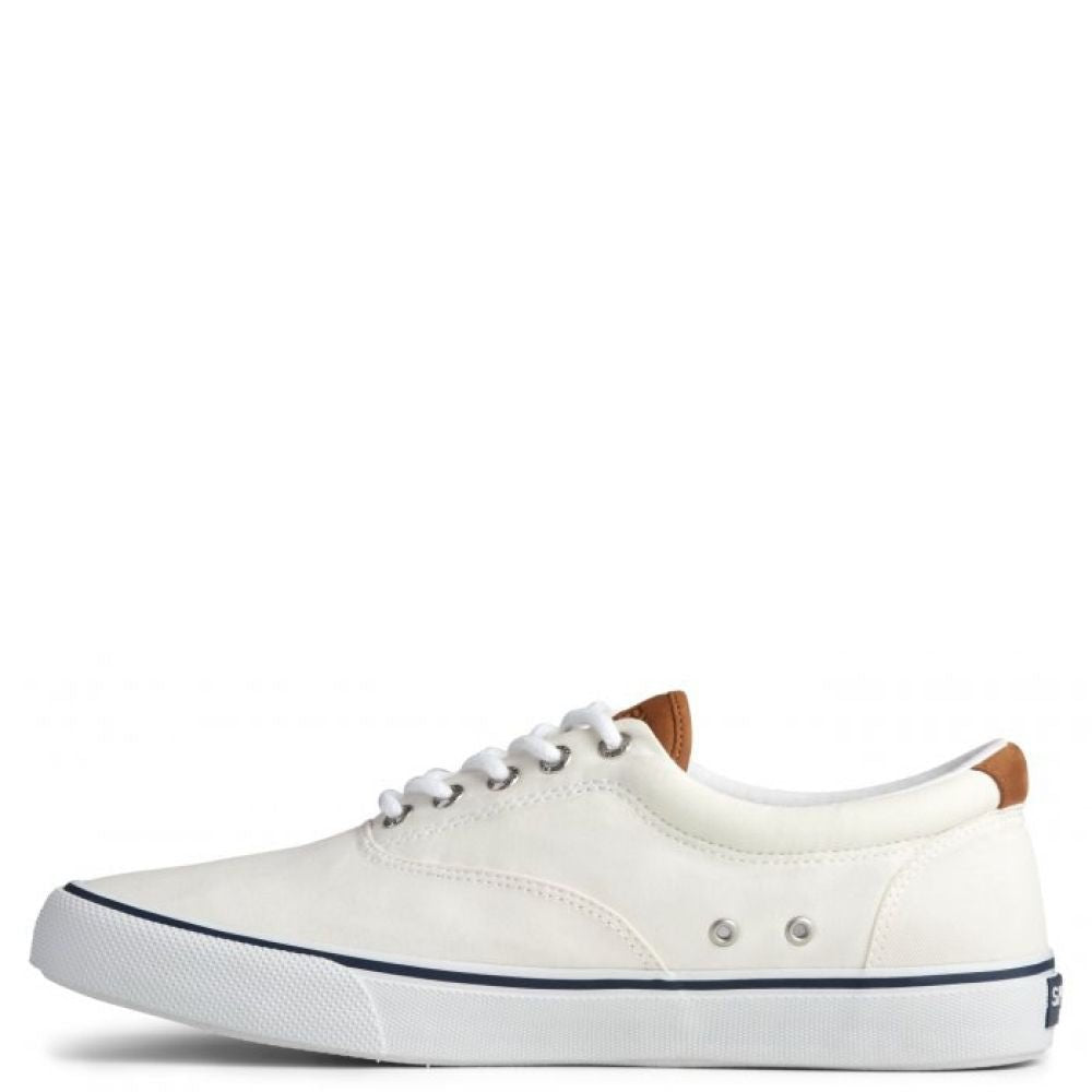 Sperry Striper II CVO Sneaker in Salt Washed White - Getoutside Shoes