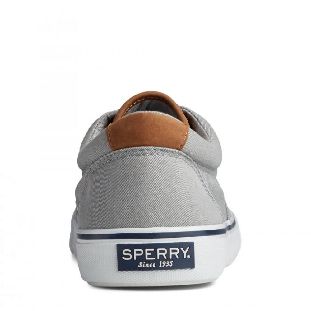 Sperry Men&#39;s Striper II CVO Sneaker in Salt Washed Grey